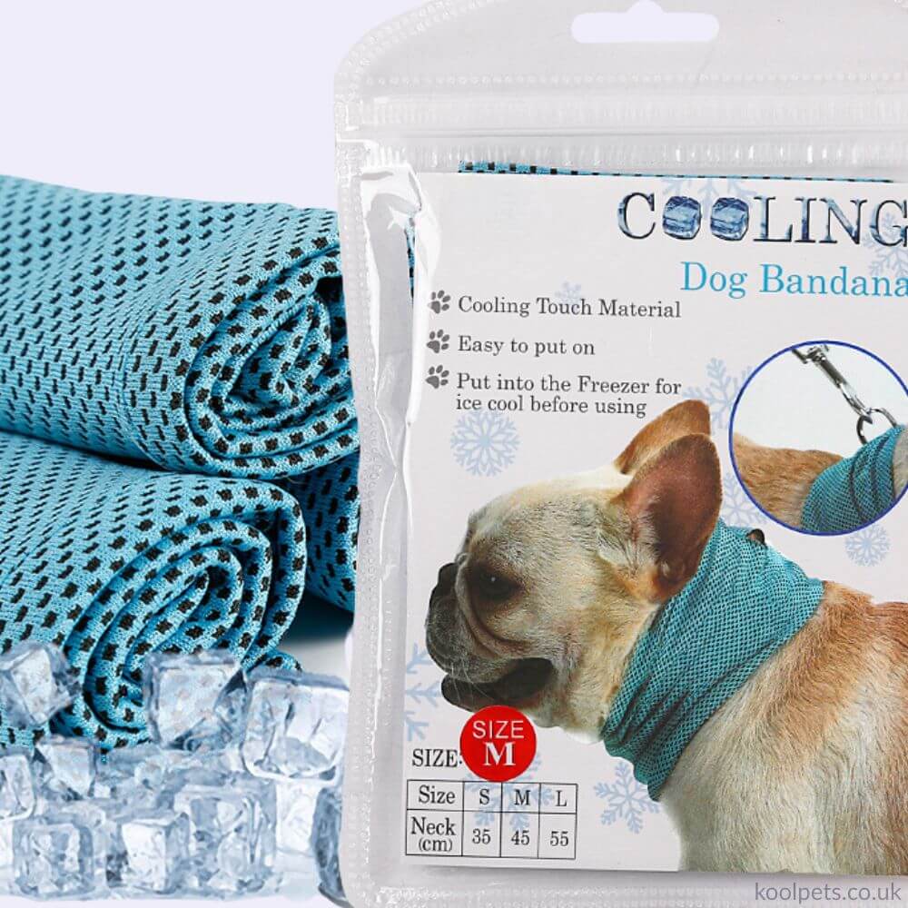 New Instant Cooling Pet Bandana Dog Scarf Summer Cooling Towel Wrap Dog Collar